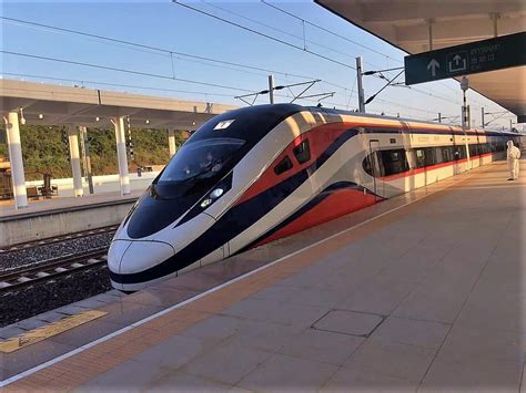 Laos High Speed Train .